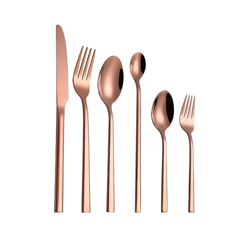 6Pcs RoseGold Set